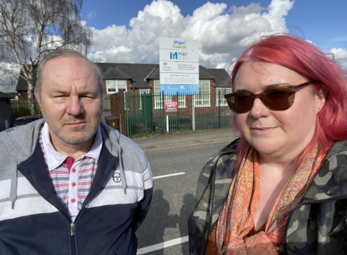 Shevington Labour team on Miles Lane
