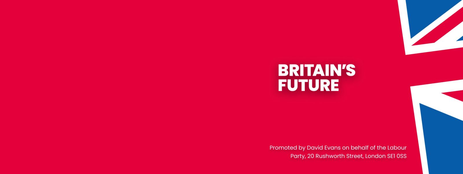 Labour Banner Britains Future