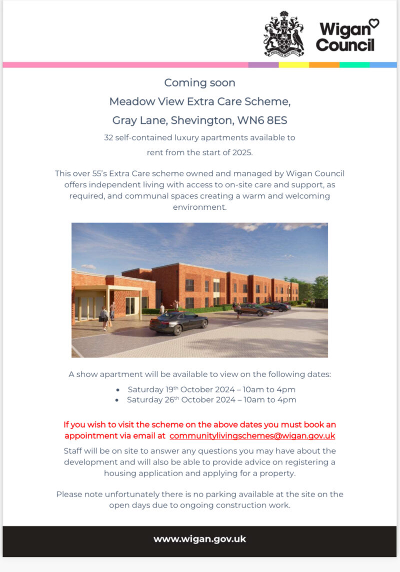 Shevington Extra Care open day Meadow View