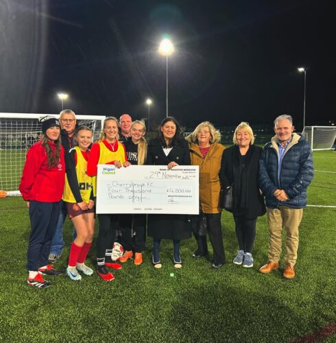 Lisa Nandy at Cherrybrook FC Laithwaite Park