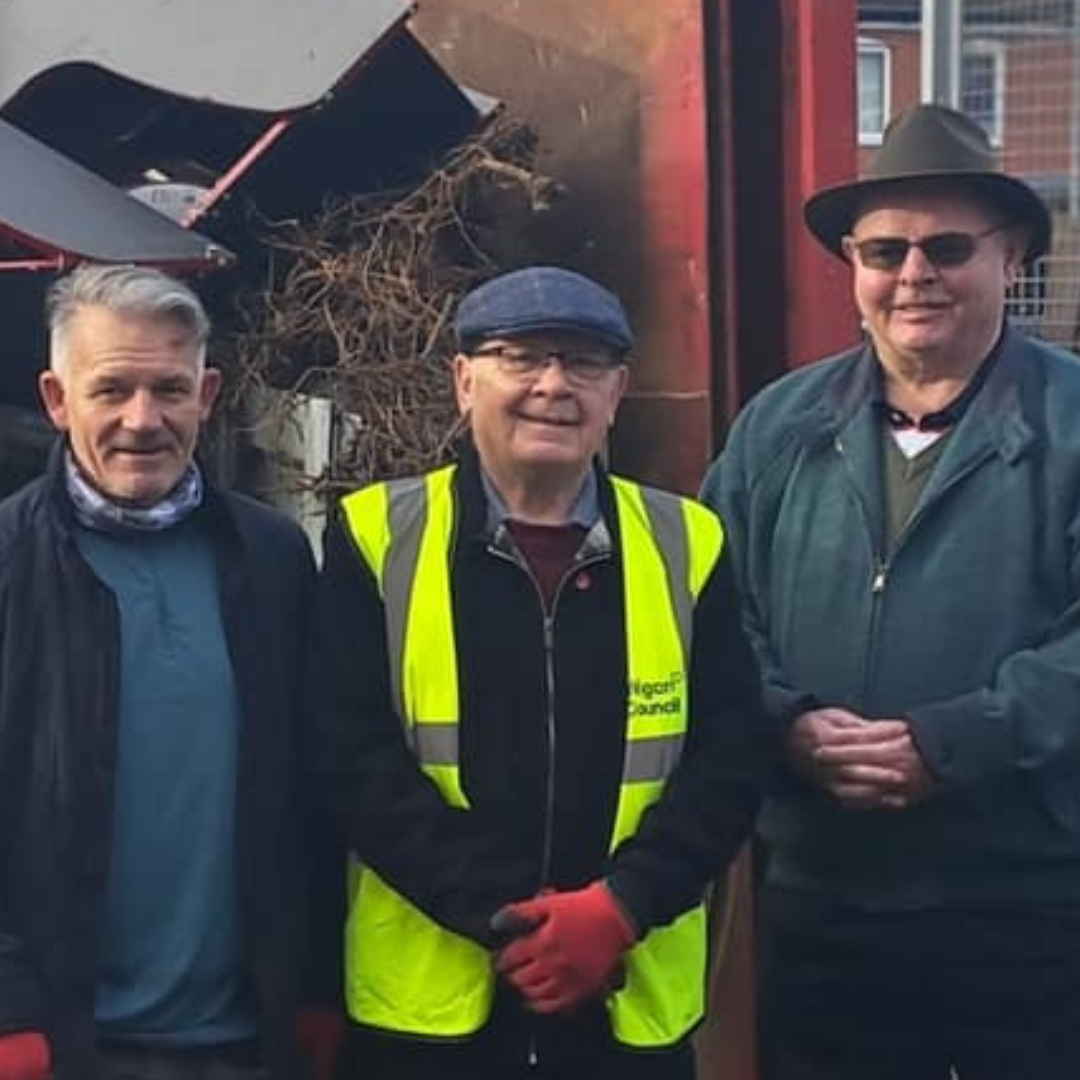 Lawrence Hunt, Michael McLoughlin, George Davies, Wigan Central